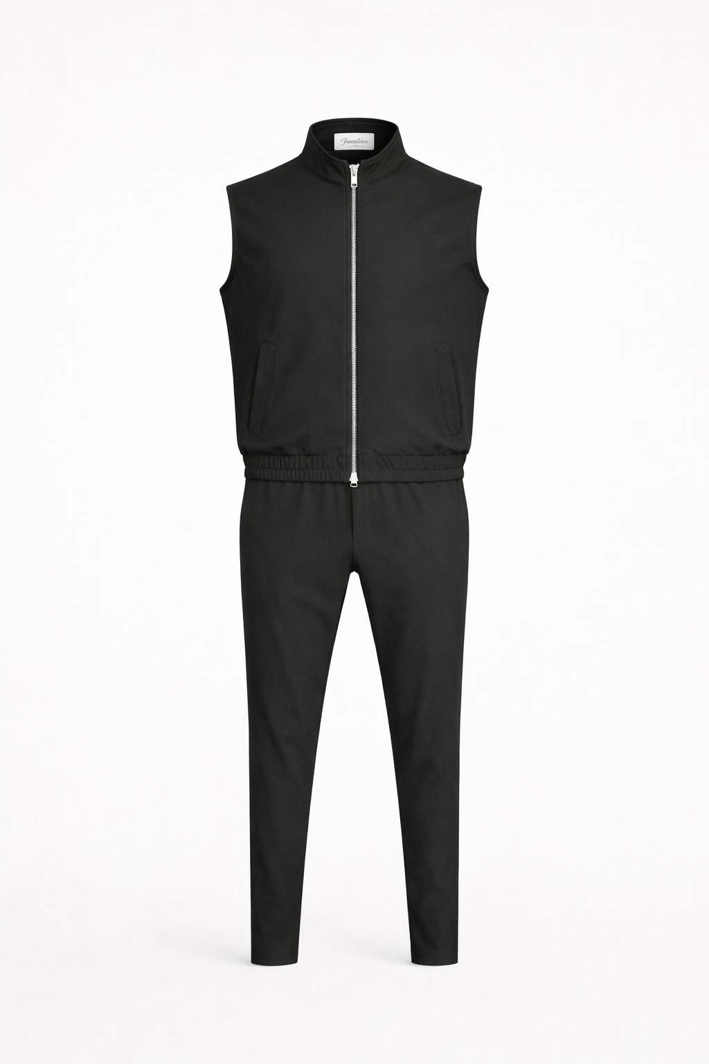 ÉLÉGANCE BODYWARMER TECH SUIT - NOIR