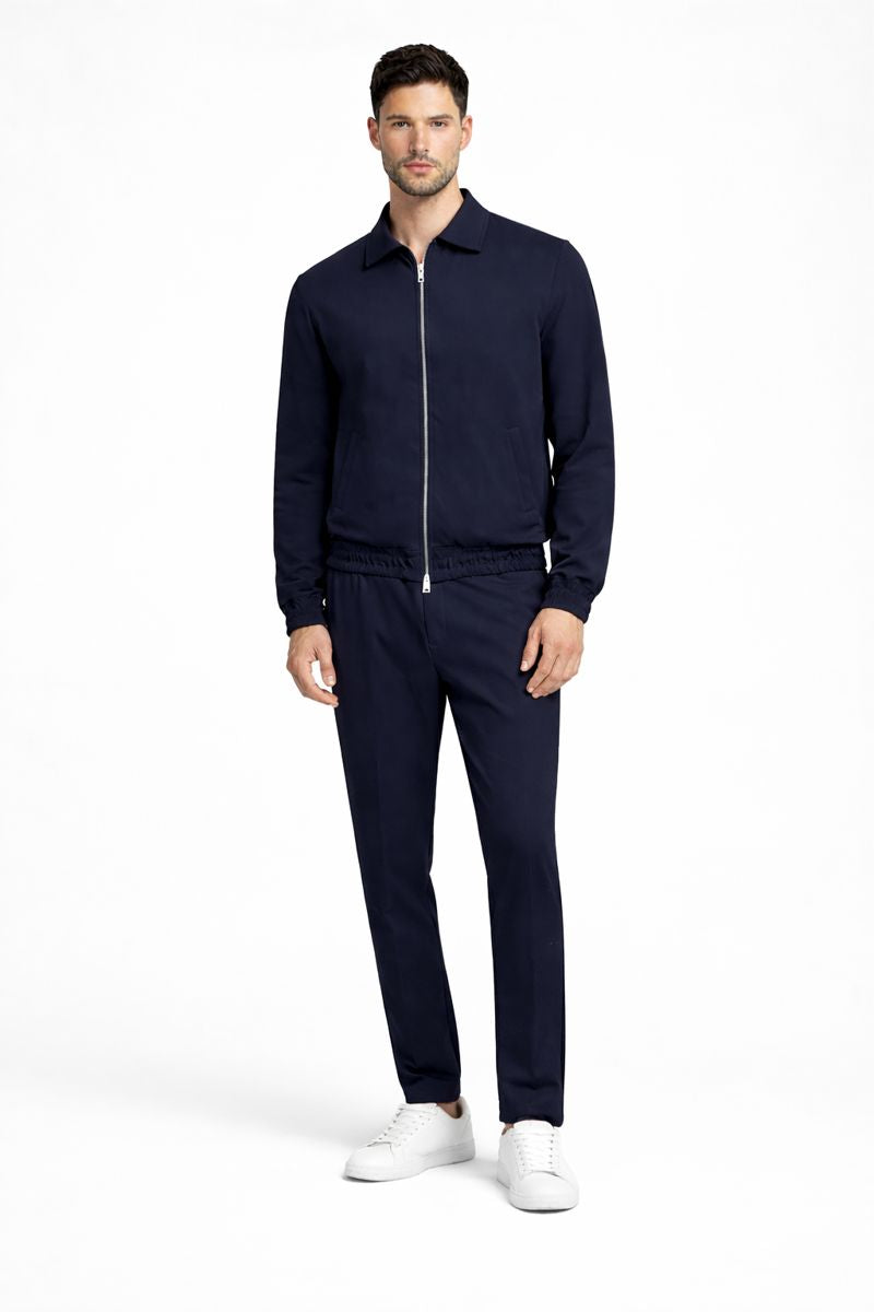 Bleu Élégance Tech Suit